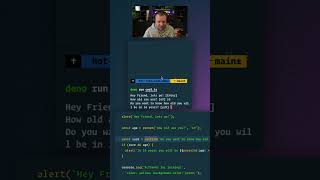 Why does Deno have Serverside alert(), prompt() and confirm()?
