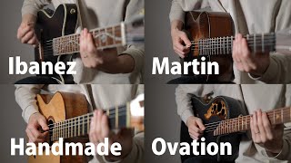 Ibanez vs Martin vs Ovation vs Handmade Guitar