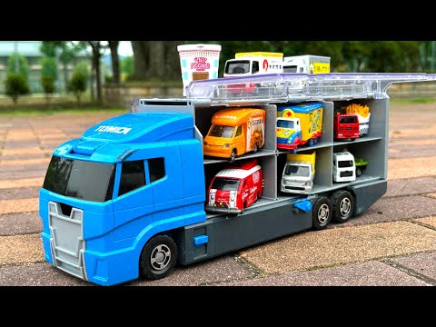 26 types of Tomica & Blue Cleaning Convoy [Unusual Cars]