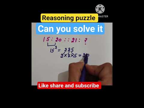 Reasoning puzzle...😜#maths #mathstricks #reasoning
