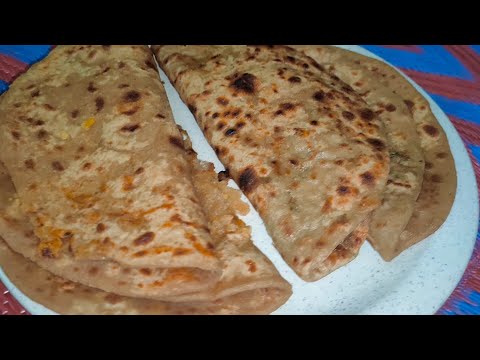 kachche keeme ka paratha ||Meetha Chana Dal Halwa ka Paratha||Recipe By Alfiya ka kitchen