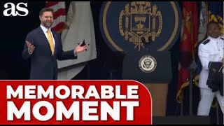 JD Vance STUNNED by EPIC SURPRISED GIFT at Naval Academy Graduation