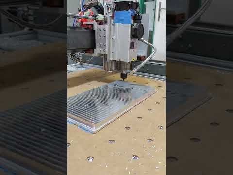 Machining gantry plate with improved feeds and speeds.