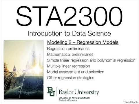 0 Introduction to Regression Models
