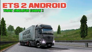 Truck Simulator Europa 2 | Maersk Container Transport Dengan Mercedes Actros | ETS 2 ANDROID #shorts