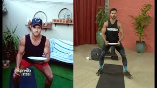 Lockdown Fitness: The Dinner Plate Workout with Ryle de Morny and Tropika contestant Trevor Lagerwey