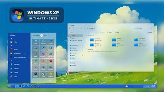 Windows XP 2025 - New Taskbar | New Start Menu | New UI | For Windows 11