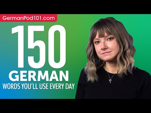 150 German Words You'll Use Every Day - Basic Vocabulary #55