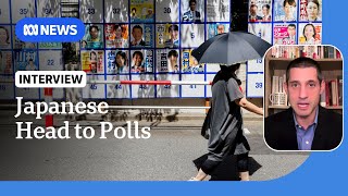 Japanese prime ministership at risk in upper house election | ABC NEWS