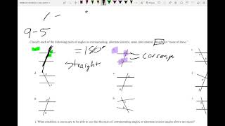 Identifying angle types