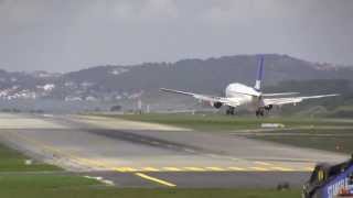 Scandinavian Airlines (SAS) approach Sola (SVG) (1080p)