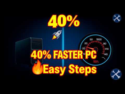5 Easy Steps to Speed Up Your PC by 40%!