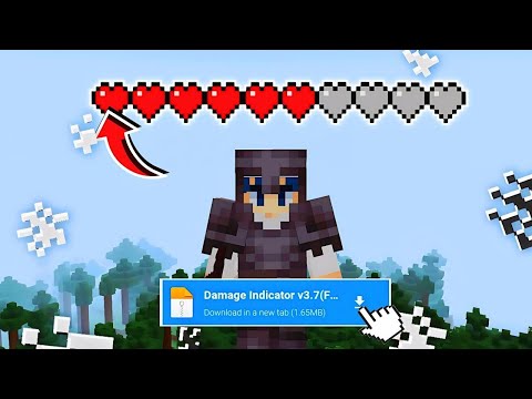 Health Indicator For Minecraft Pe 1.21+ | Heart Indicator MCPE 1.21+