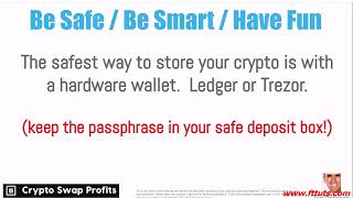 Crypto swap explained in detail part 06 Be Safe Be Smart Have Fun