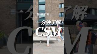 留学必看！一分钟了解圣马丁CSM
