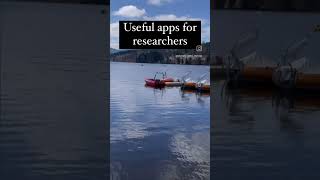 Useful apps for researchers. #germany #phdlife #research #apps #usefultools