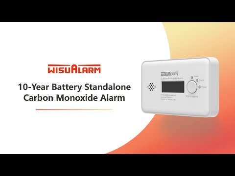 10-Year Battery Standalone Carbon Monoxide Alarm | Product | Wisualarm
