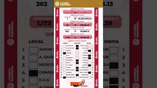 Resultados de la quiniela PROGOL 2284 #futbol #loteria #progol