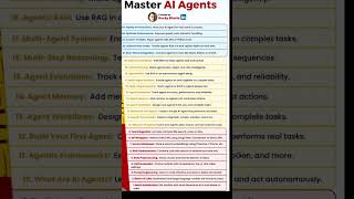 Master AI Agents #ai#aicourses #aimodel #csestudents #cse #foryou #yshorts #shortsviral #shorts