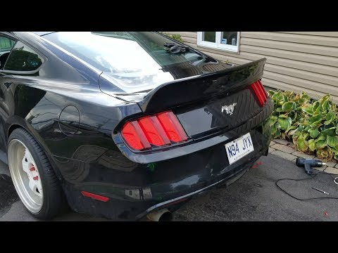 Mustang Duckbill Wing Install