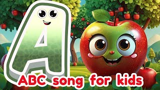 ABC Phonics Song For Kindergarten | nursery rhymes | ABC phonics song for toddlers | a for apple