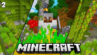I Found an *ENORMOUS* Minecraft Lush Cave! | Minecraft Survival Let's Play 1.18 Ep.2
