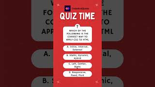 Inline vs Internal vs External CSS 🔥 | Which is BEST? | HTML CSS Interview MCQ Explained!"