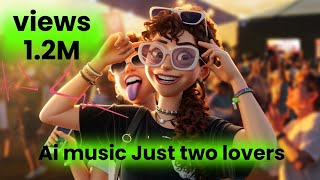 Just two lovers in the night unfold Ai music
