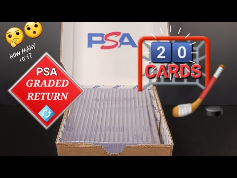 20-CARD PSA GRADED CARDS REVEAL 🫣 & A FEW UPPER DECK HOCKEY HOBBY PACKS TOO #upperdeck #psagrading