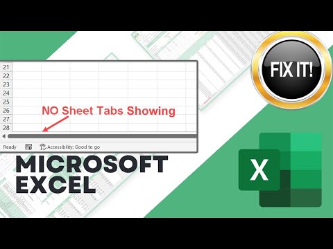 Is Your Excel Sheet Not Showing Bottom Tabs? Try These Hacks! | Excel Tech & Tricks