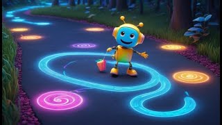 Let’s Draw Shapes with Benny Bot | Educational Shape Song for Kids | Nursery Rhymes in English