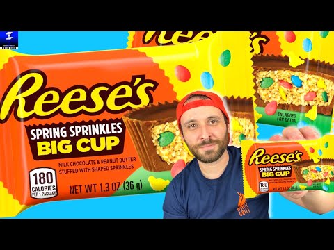 Reese’s Spring Sprinkles Big Cup Review | New Flavor 2025