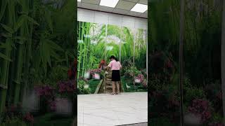 #walldecor #photowall #wallpaper #homedecor #interiordecor #interiordesign #bamboo #music #trinding