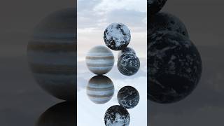 Planets Destruction in The Sky 🔥 Rigid Body Simulation Loop | Realistic Blender Animation