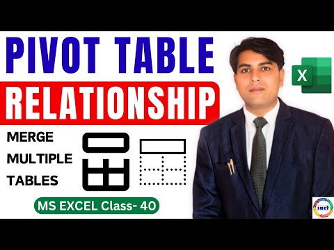 Relationship in two tables with Pivot table | IACT Computer | Class- 40