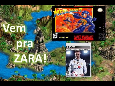 Mega Man 7 - Super Nintendo + FIFA 18 (se der tempo)