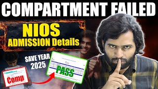 CBSE Compartment Failed Apply for NIOS and Save Year | Easy Exam & TOC
