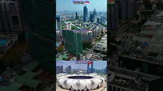Jakarta 🇮🇩 V's bengluru 🇮🇳 V's Hangzhou 🇨🇳 #asiancities #drone #sky #china #india #nightveiw #skyvi