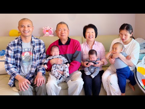 爺爺奶奶終於見到雙胞胎！公開我們和台灣人特別的緣分┃奶爸洛奇