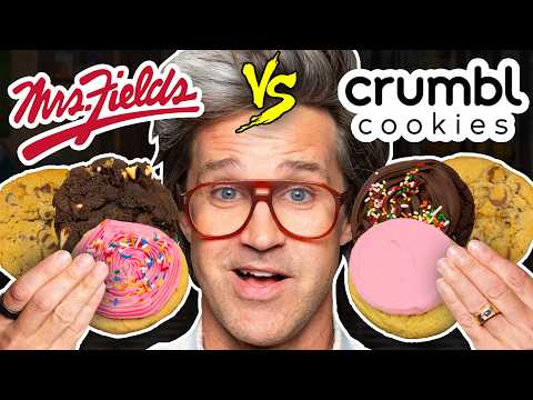 Mrs. Fields vs. Crumbl Cookies Taste Test | Food Feuds