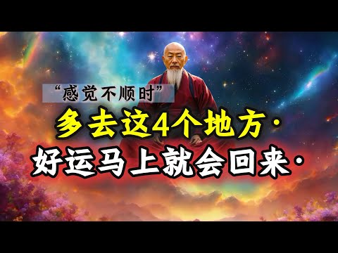 不要長期待在家裡！感覺不順時多去這4個地方，好運馬上就會回來