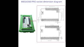 DNMPA25 MEGA2560 PRO DIN Rail Expansion Board(only board or with shell)
