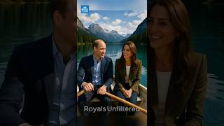William & Kate's Serene Lake Escape 🌊👑💙 #PrinceWilliam #KateMiddleton #RoyalTour