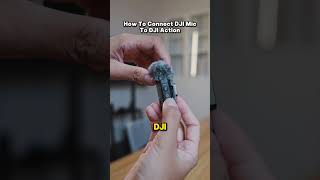 How To Connect DJI Mic To Action #dji #djiaction #djimic