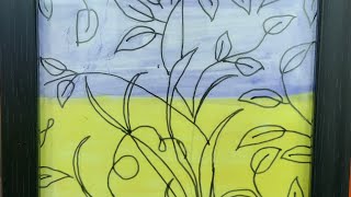 Technical pen drawing ||Acrylic Painting