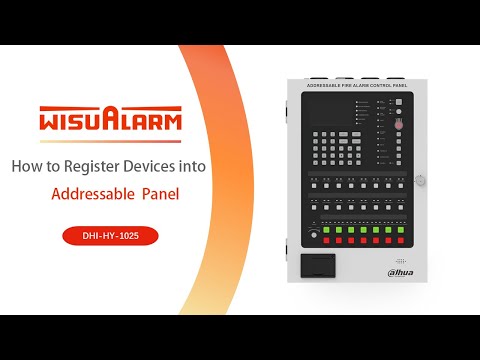 Register Devices into Addressable Panel | How to | Wisualarm