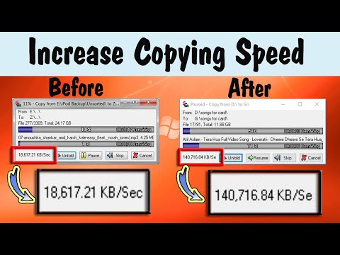 how to increase copying speed | increase data transfer Speed