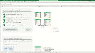 1) How to add in Excel