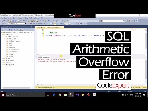 SQL Arithmetic Overflow Error Converting Numeric To Data Type Numeric