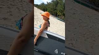 it's stand Up Paddle board weather in Boracay.